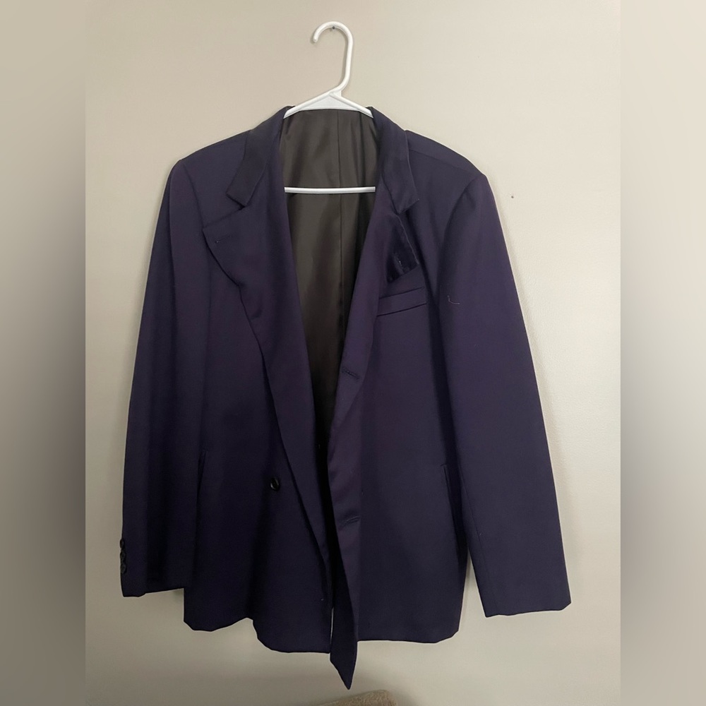 Men’s Purple Dress Coat